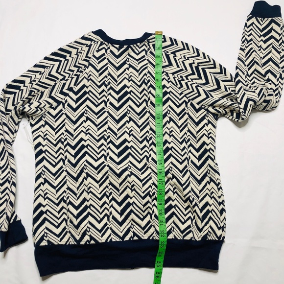 NWT Bomber Cardigan Zip Up sweater Tart Navy - Picture 5 of 8